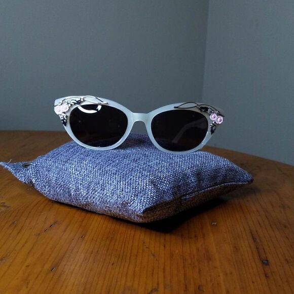 RARE Vintage Lulu Guiness Cat Sunglasses